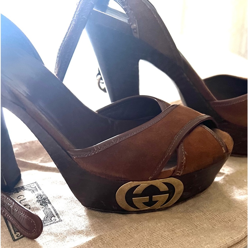 Authentic Gucci platform size 7 1/2